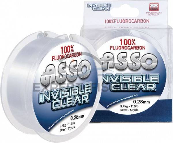 FIR ASSO FLUOROCARBON INVISIBLE CLEAR 0.15mm 50m