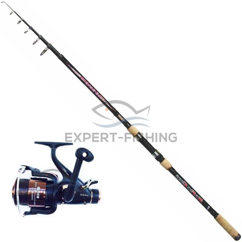 SET PESCUIT CRAP EXPERT FISHING TELE SPEED 3.30m 150gr