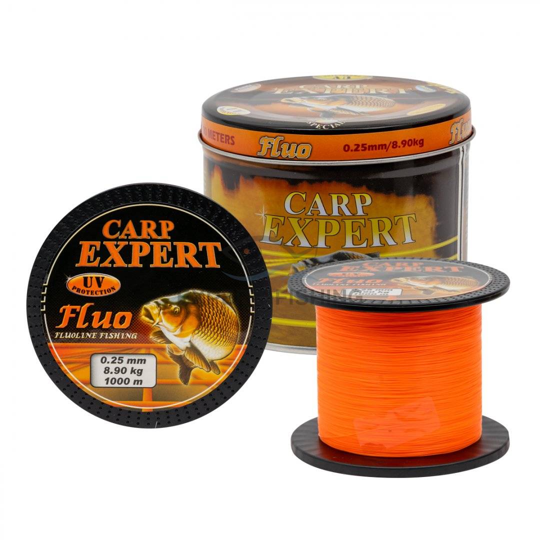FIR CARP EXPERT UV FLUO ORANGE 0.30mm 1000m
