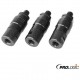 CONECTOR NEGRU L CU ELIBERARE RAPIDA 3buc