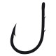 CARLIG MUSTAD NEGRU NI FORJAT OCHI 2 SPINI NR 1