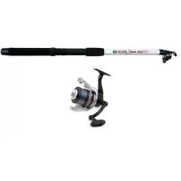 COMBO LINEAEFFE LANSETA TELESCOPICA XTREME SNAKE HEAD 2.40m + MULINETA S30