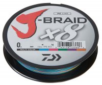 FIR DAIWA J-BRAID X8 MULTICOLOR 0.10mm 6.0kg 150m