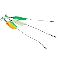 MADCAT A-STATIC RATTLIN INLINE SPOONS GLOW IN THE DARK 125gr