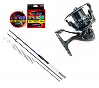 SET PESCUIT FEEDER MAGNUM 3D 3.30m LANSETA+MULINETA+FIR