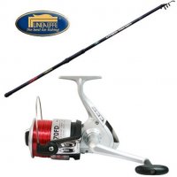 SET PESCUIT LINEAEFFE TELE THUNDER 3.60m + MULINETA SILK LINE 70